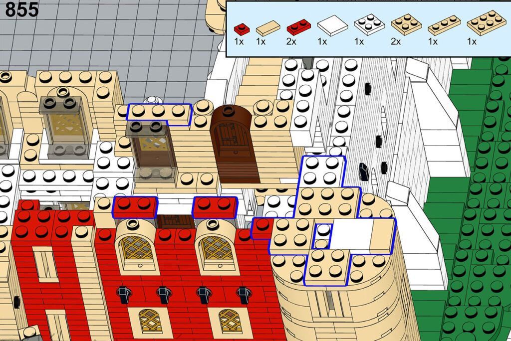 Building Instructions Neuschwanstein Castle by Felix Mezei
